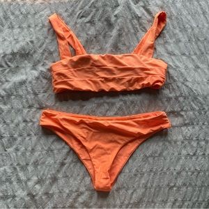 Shein Neon Orange Bikini